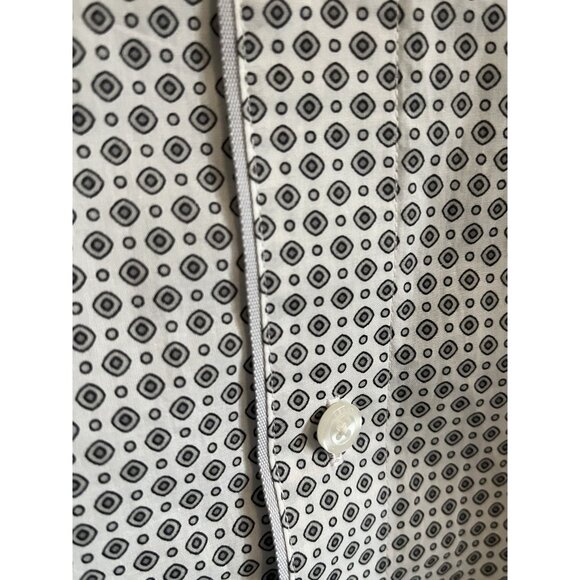 Perry Ellis Alloy Big & Tall Button Up Short Sleeve Shirt XLT TGE EGA 100% Cotto - Picture 12 of 15